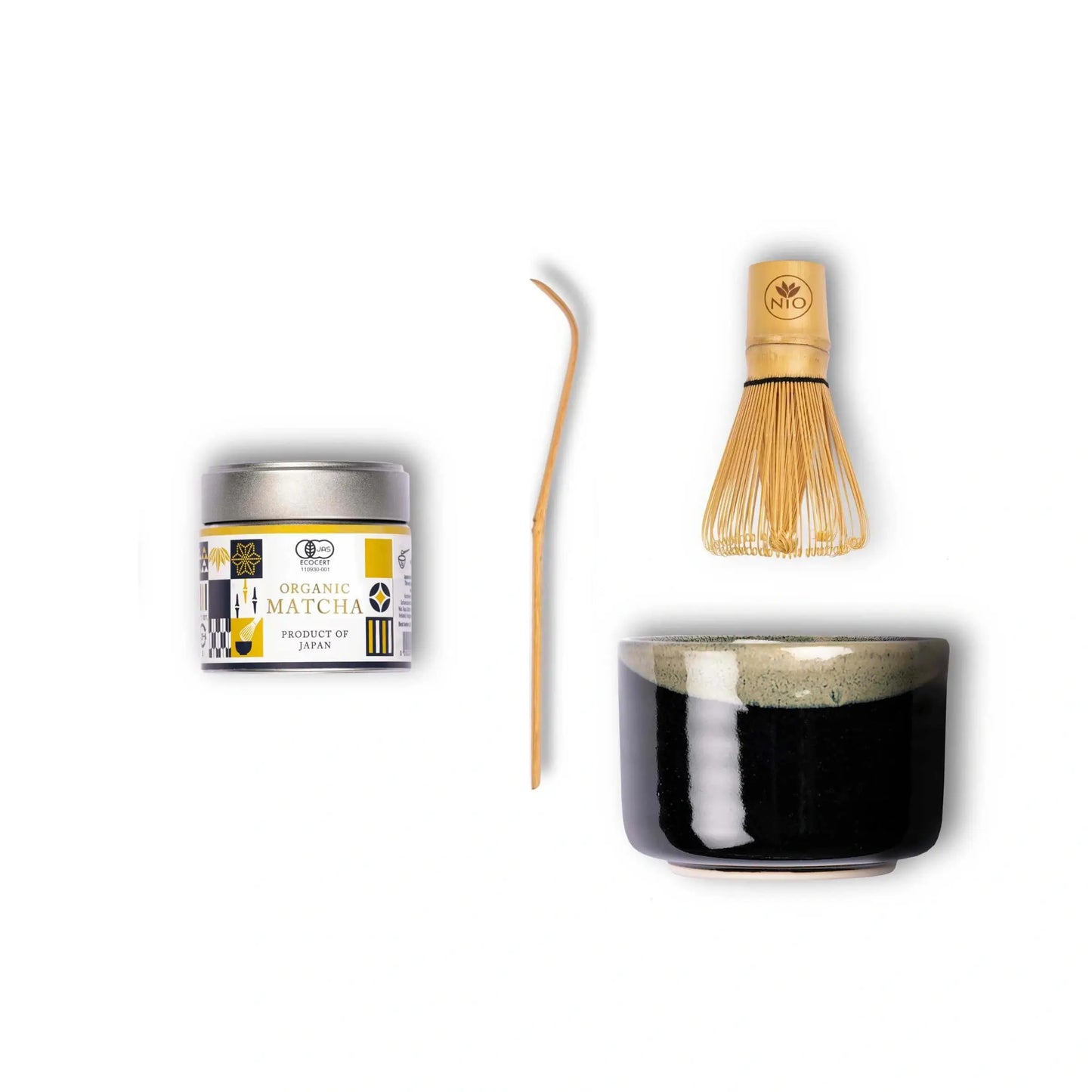 Anpassbares Matcha-Set mit zeremoniellem Matcha