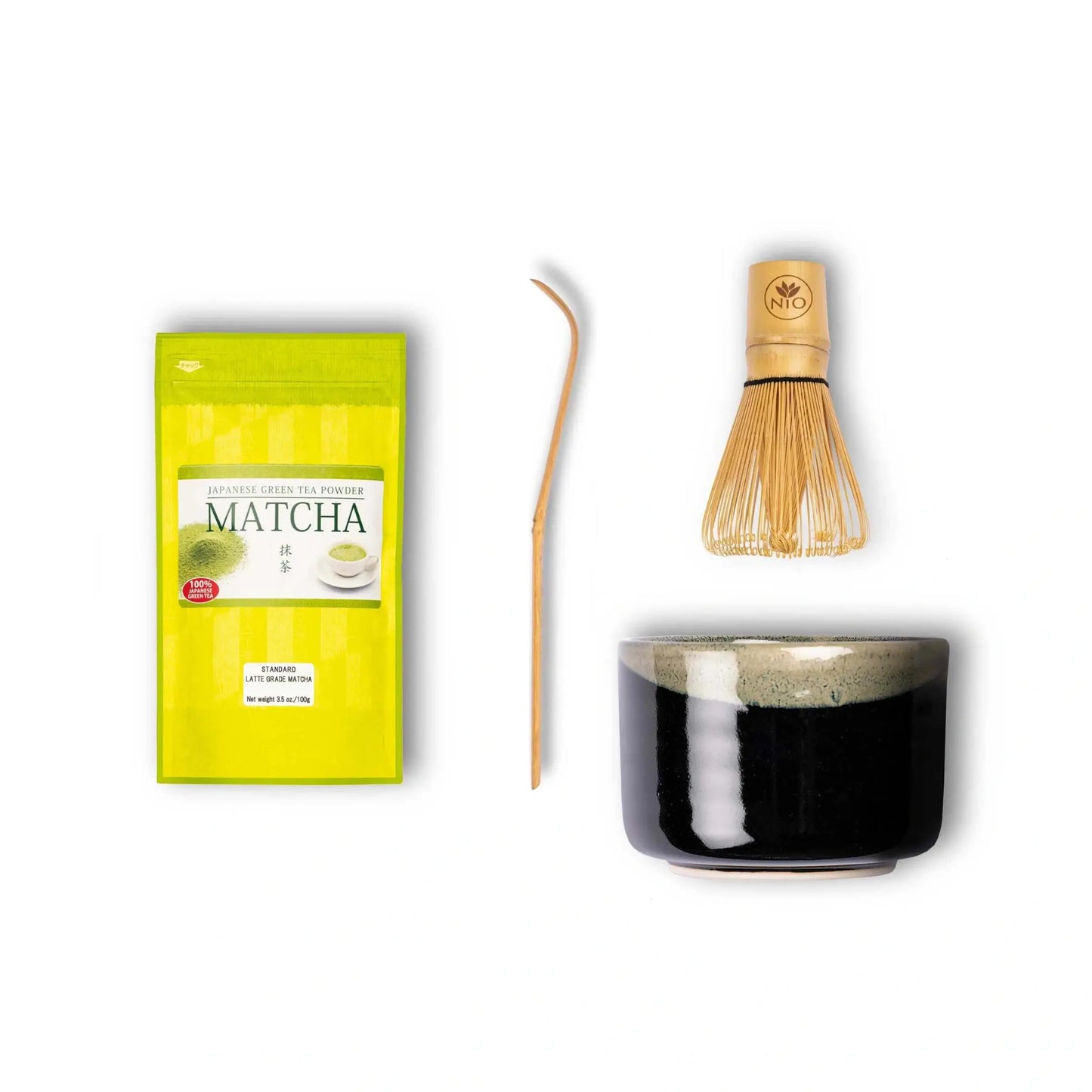 Anpassbares Matcha-Set mit zeremoniellem Matcha