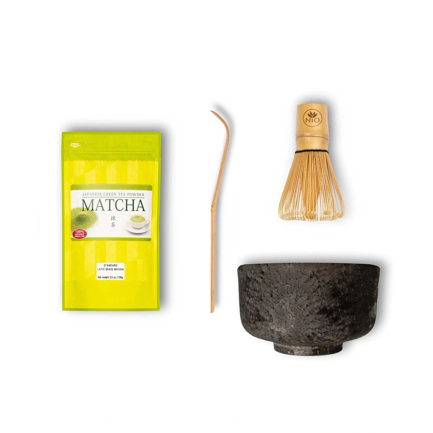 Anpassbares Matcha-Set mit zeremoniellem Matcha