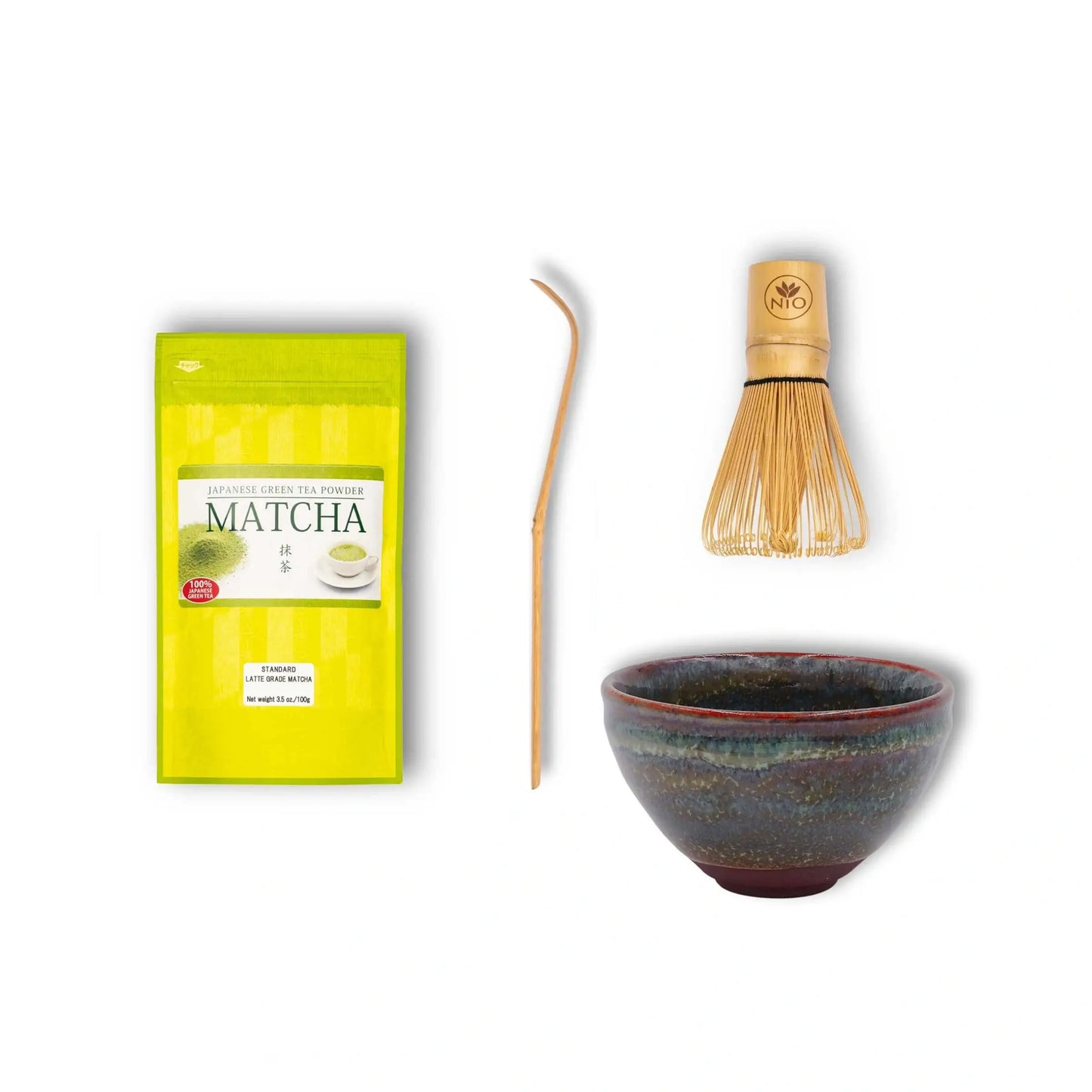 Anpassbares Matcha-Set mit zeremoniellem Matcha