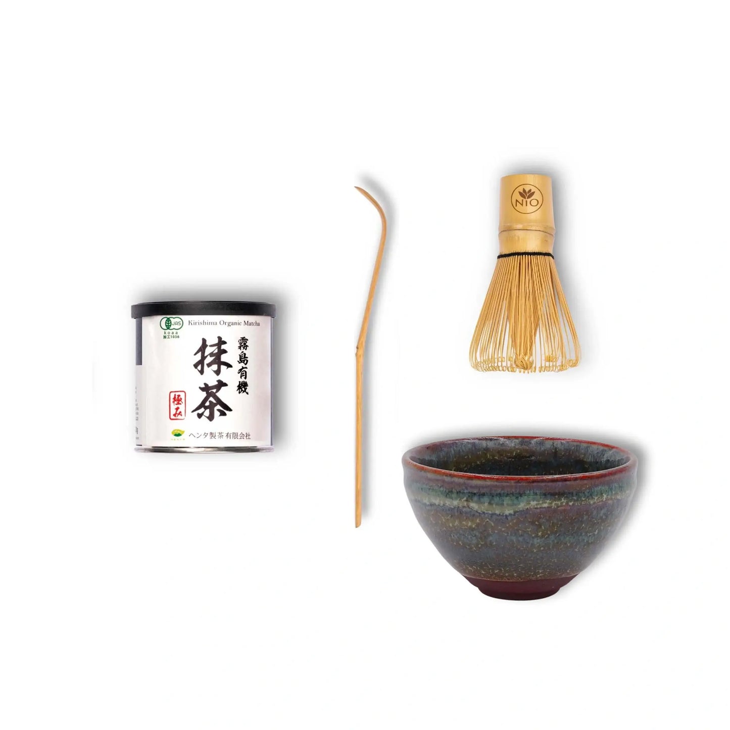 Anpassbares Matcha-Set mit zeremoniellem Matcha