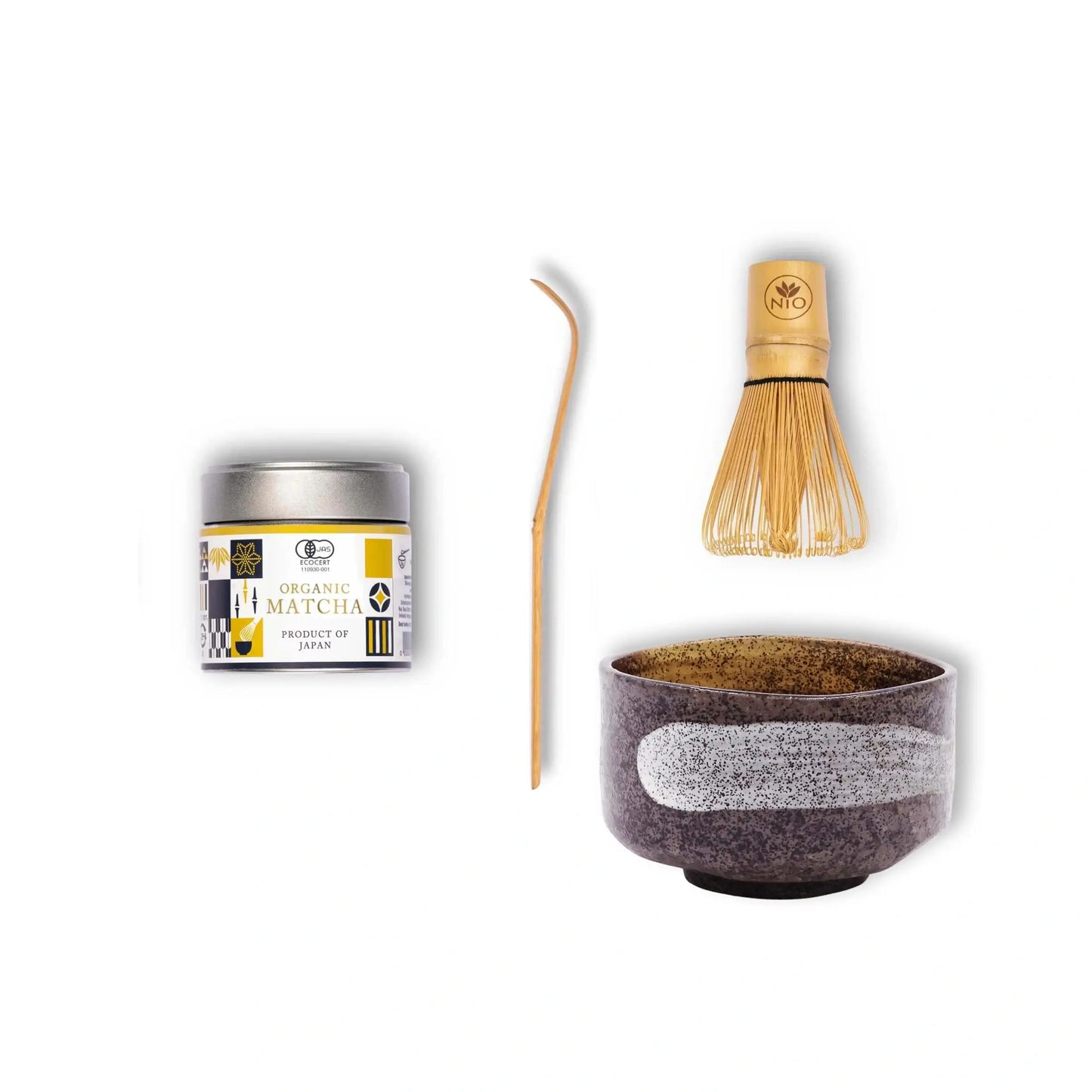 Anpassbares Matcha-Set mit zeremoniellem Matcha