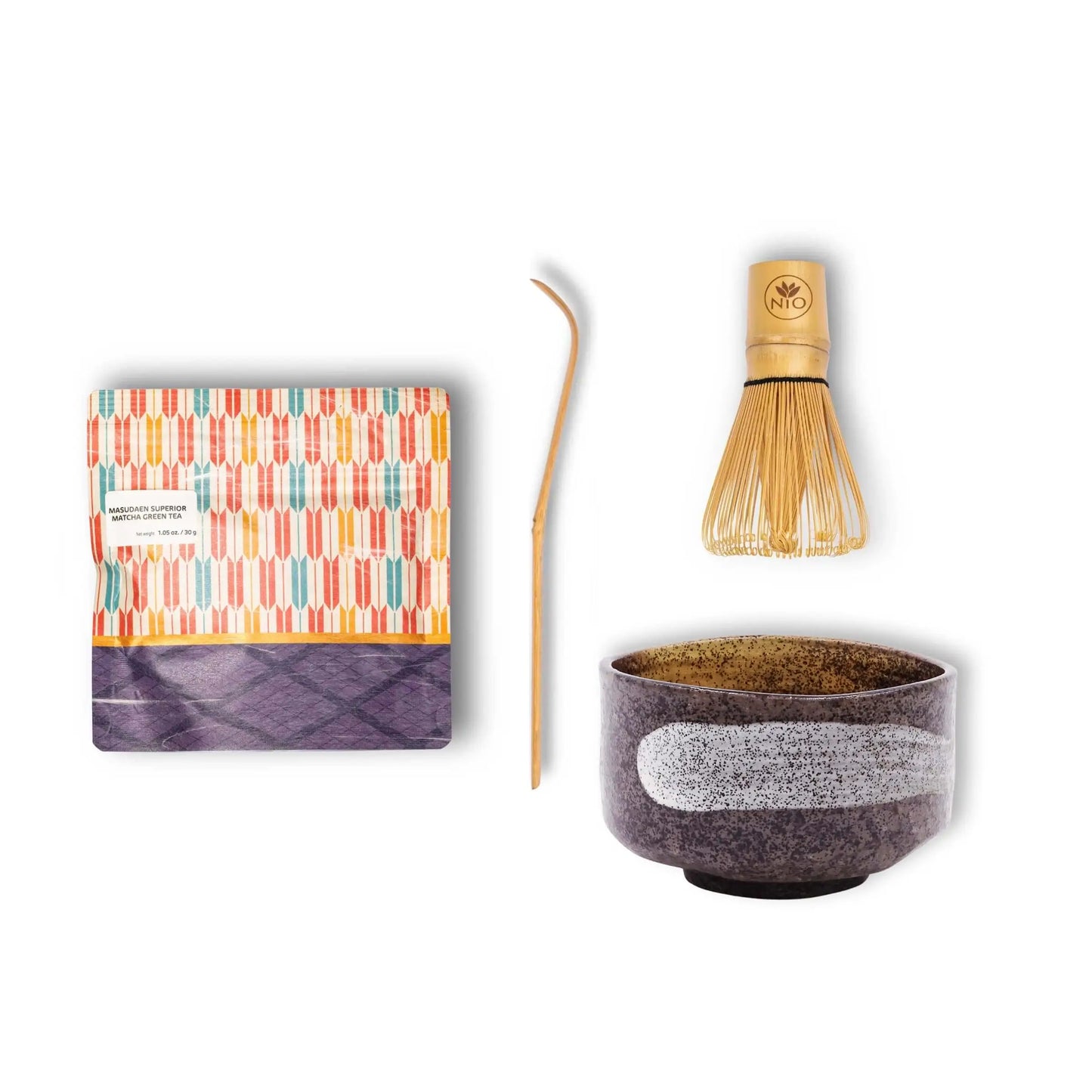 Anpassbares Matcha-Set mit zeremoniellem Matcha