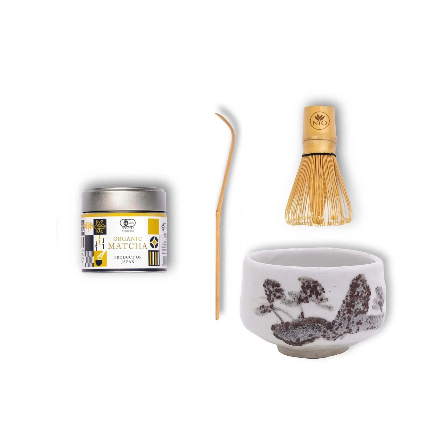 Anpassbares Matcha-Set mit zeremoniellem Matcha