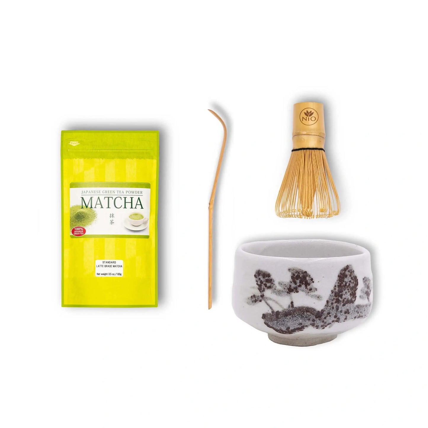 Anpassbares Matcha-Set mit zeremoniellem Matcha
