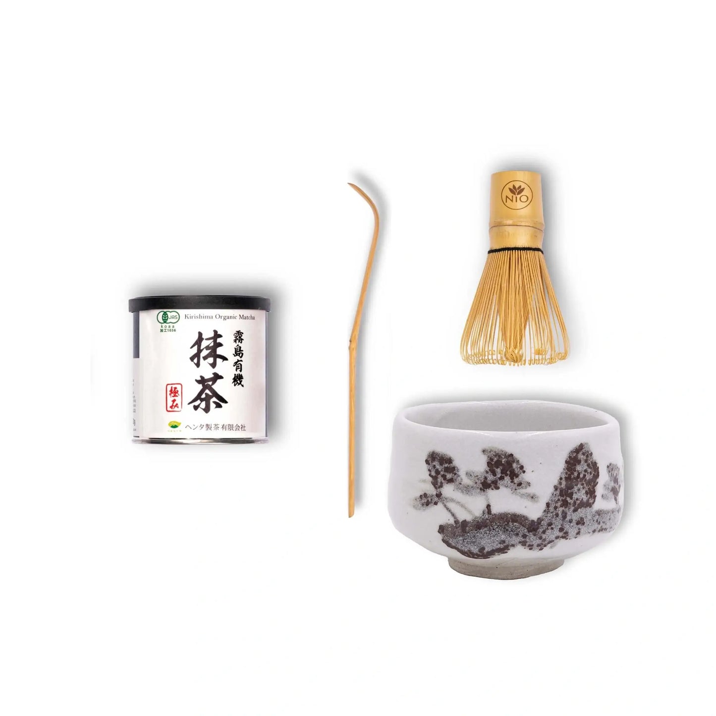 Anpassbares Matcha-Set mit zeremoniellem Matcha
