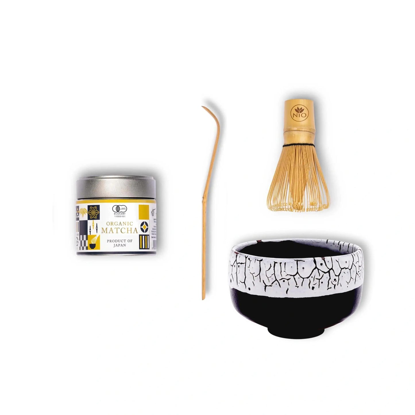 Anpassbares Matcha-Set mit zeremoniellem Matcha