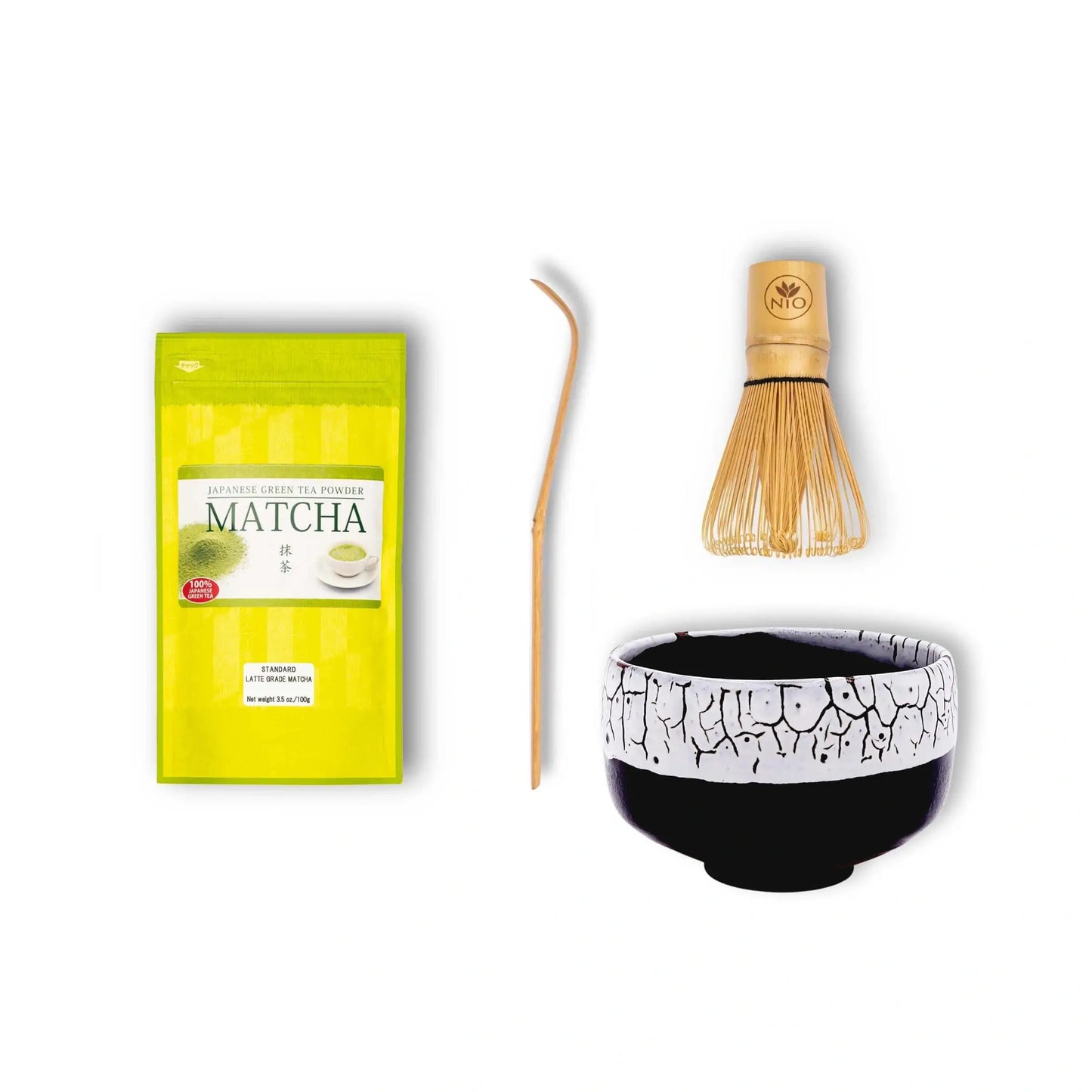 Anpassbares Matcha-Set mit zeremoniellem Matcha