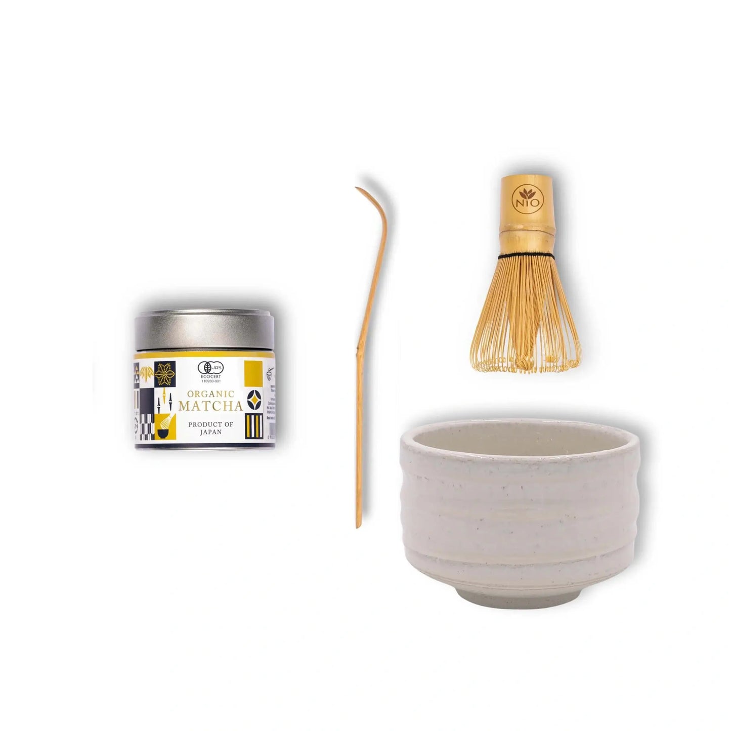 Anpassbares Matcha-Set mit zeremoniellem Matcha