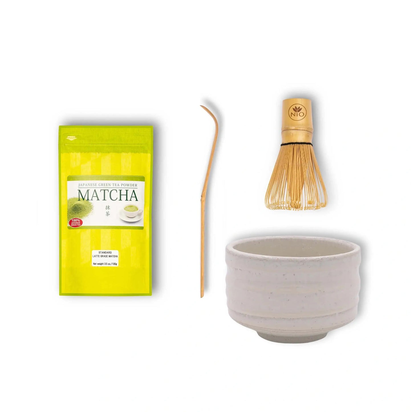 Anpassbares Matcha-Set mit zeremoniellem Matcha