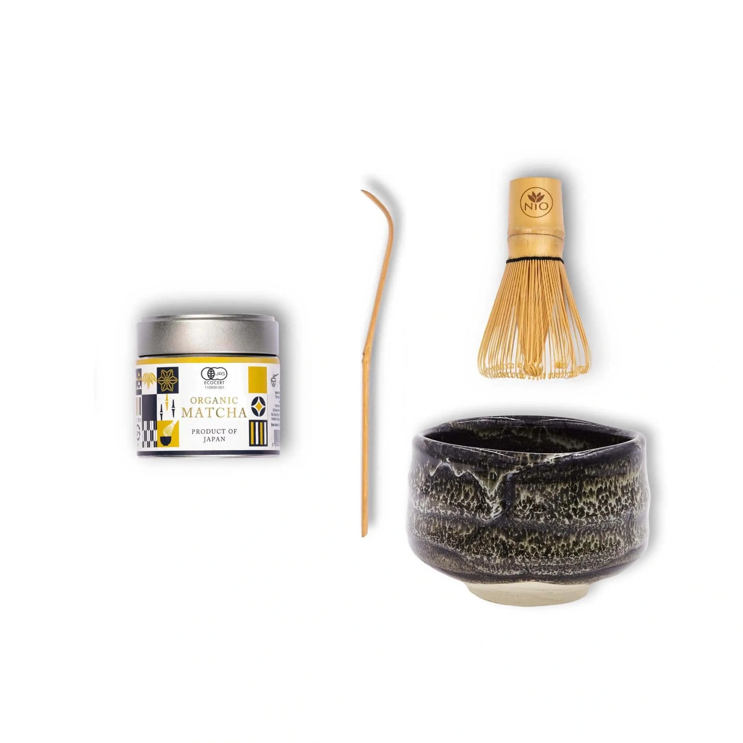 Anpassbares Matcha-Set mit zeremoniellem Matcha