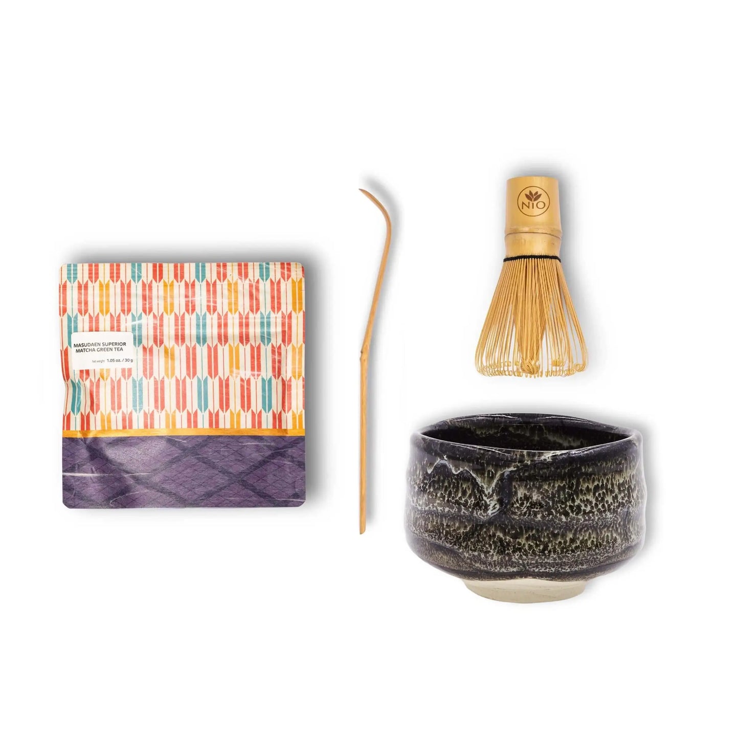 Anpassbares Matcha-Set mit zeremoniellem Matcha