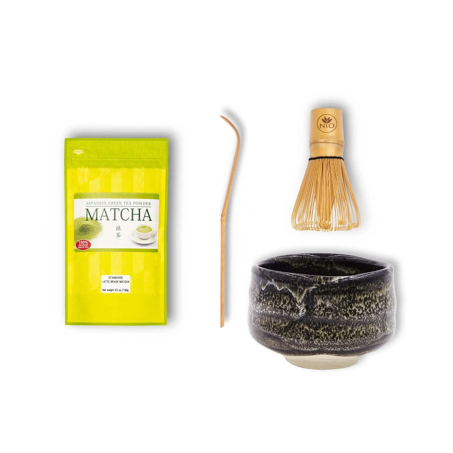 Anpassbares Matcha-Set mit zeremoniellem Matcha