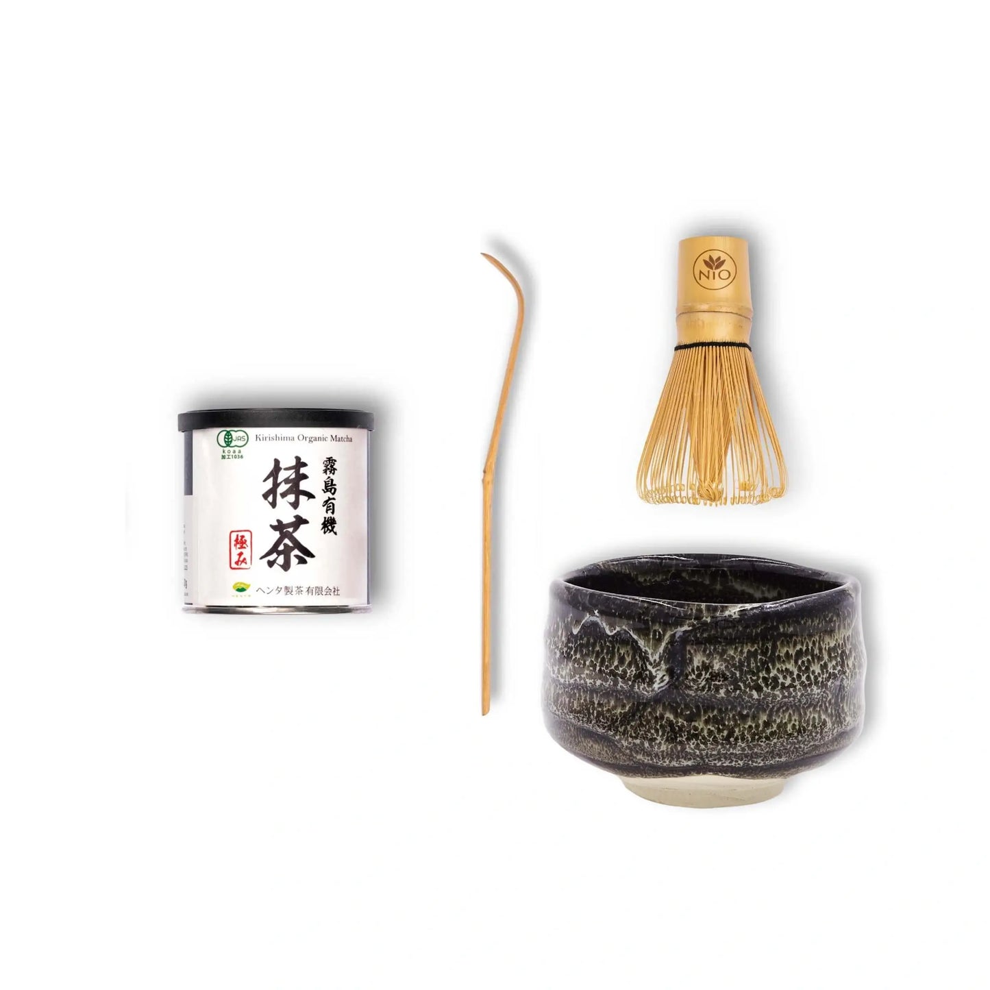 Anpassbares Matcha-Set mit zeremoniellem Matcha