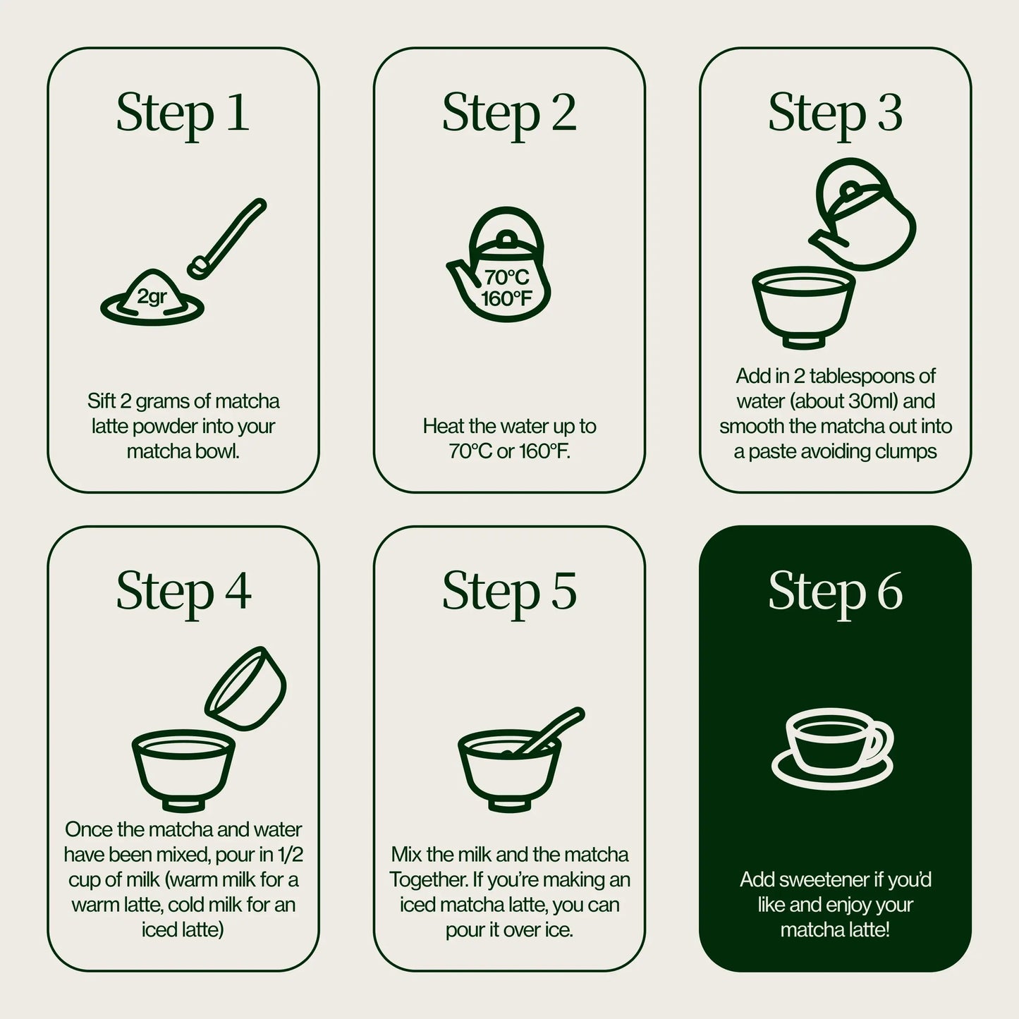 Premium-Matcha-Latte-Pulver