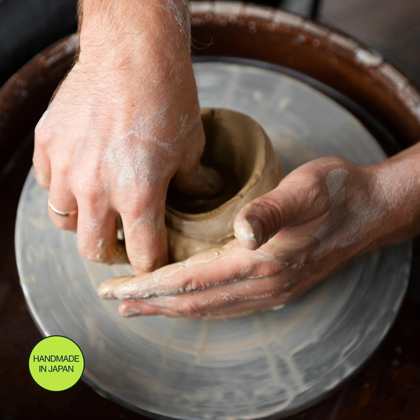 Weißes Shigaraki-Set