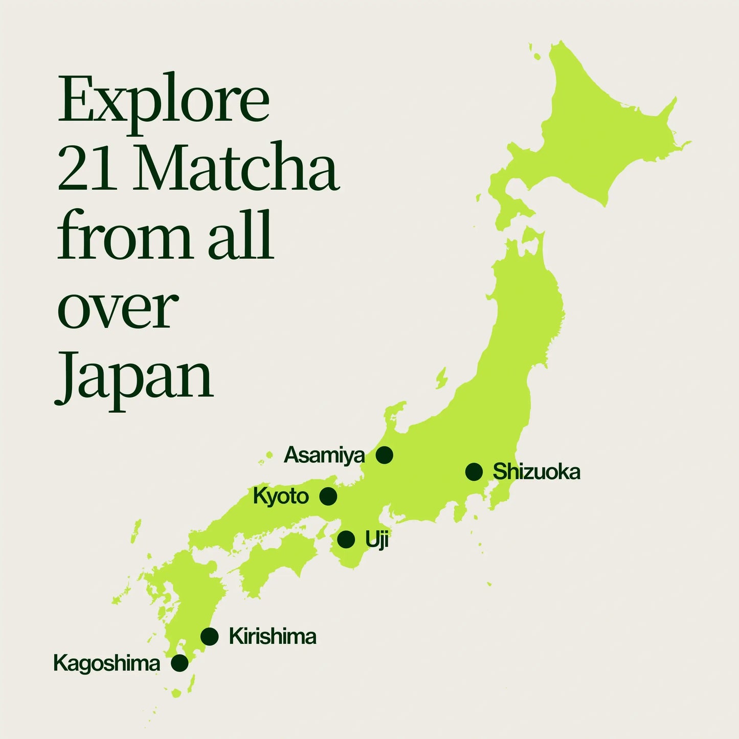 Matcha-Tee-Sampler (21er-Pack)