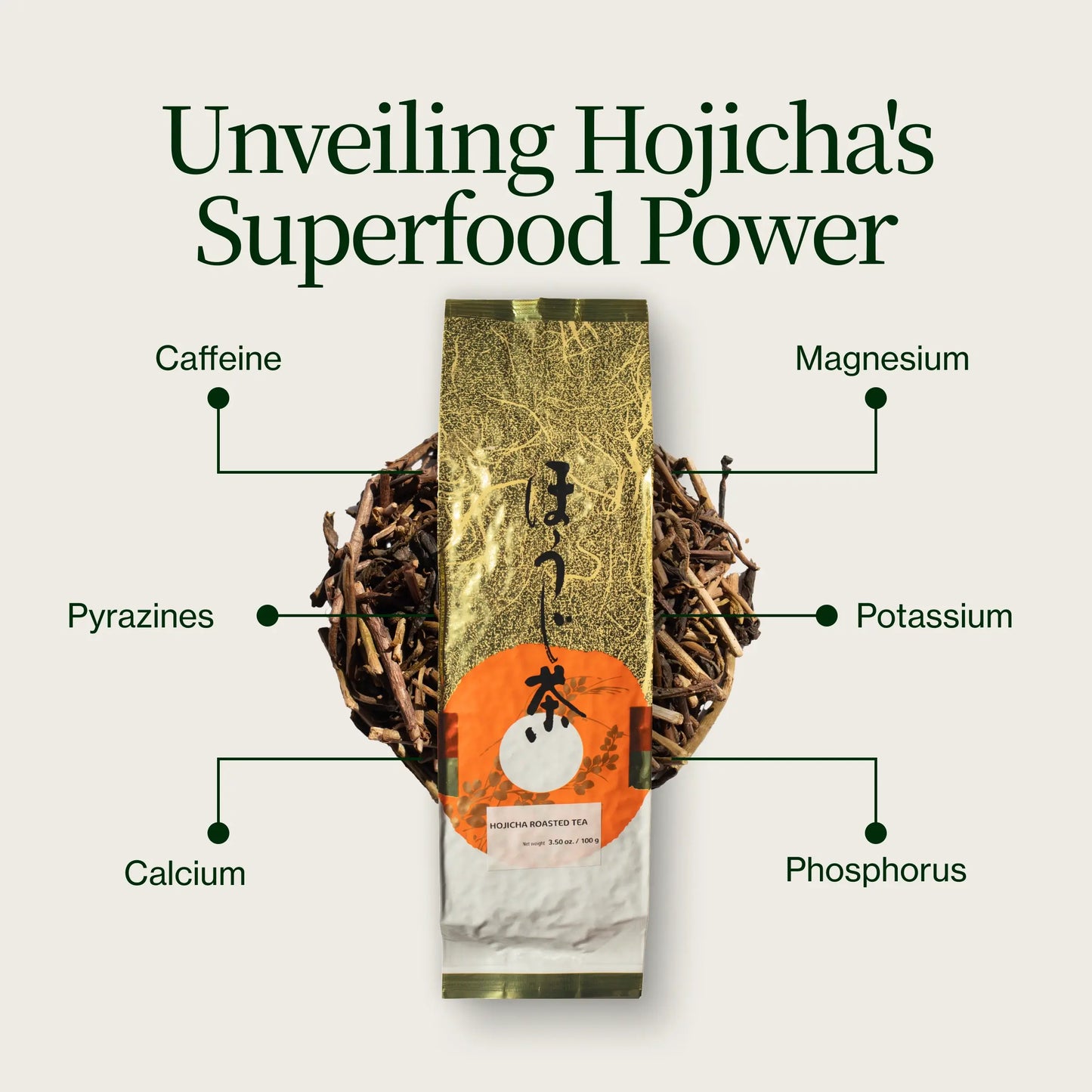 Hojicha gerösteter Tee