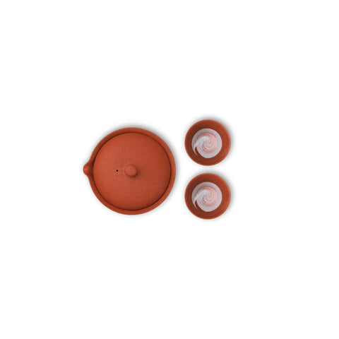 Rotes Shiboridashi -Set