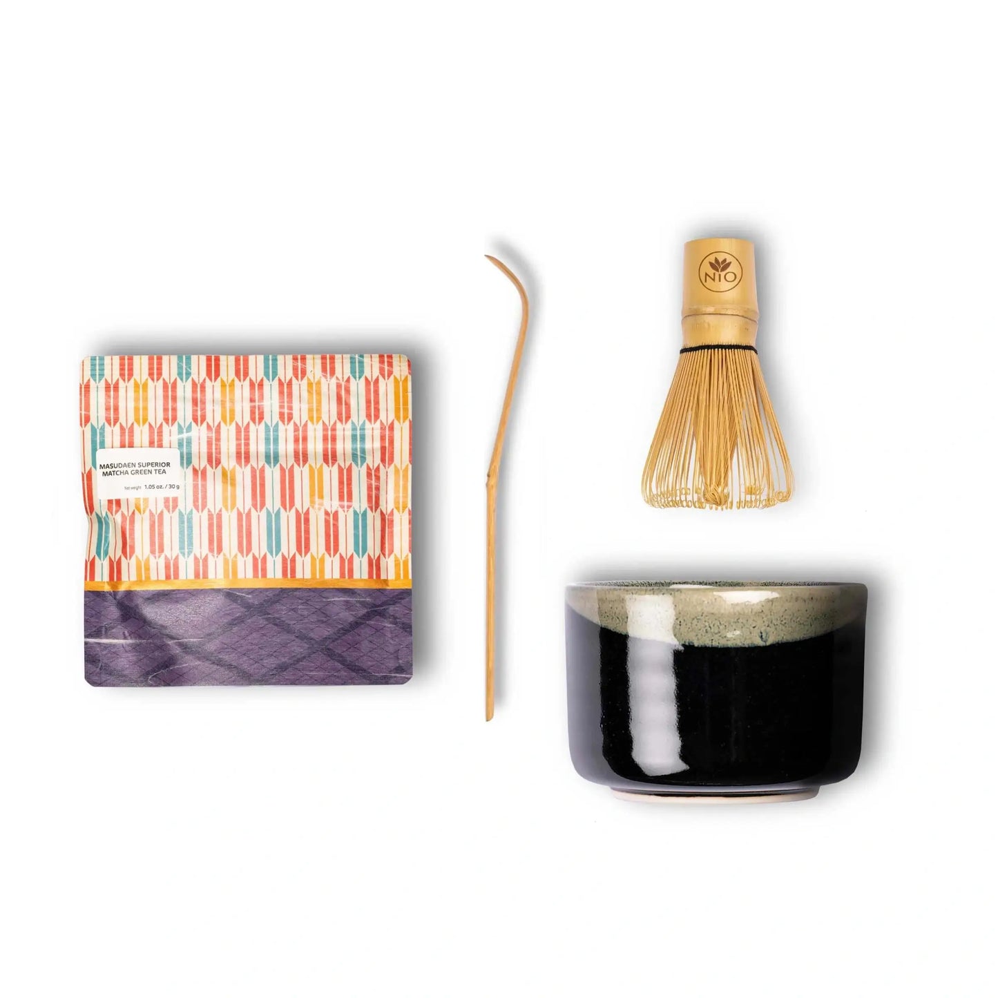 Anpassbares Matcha-Set mit zeremoniellem Matcha