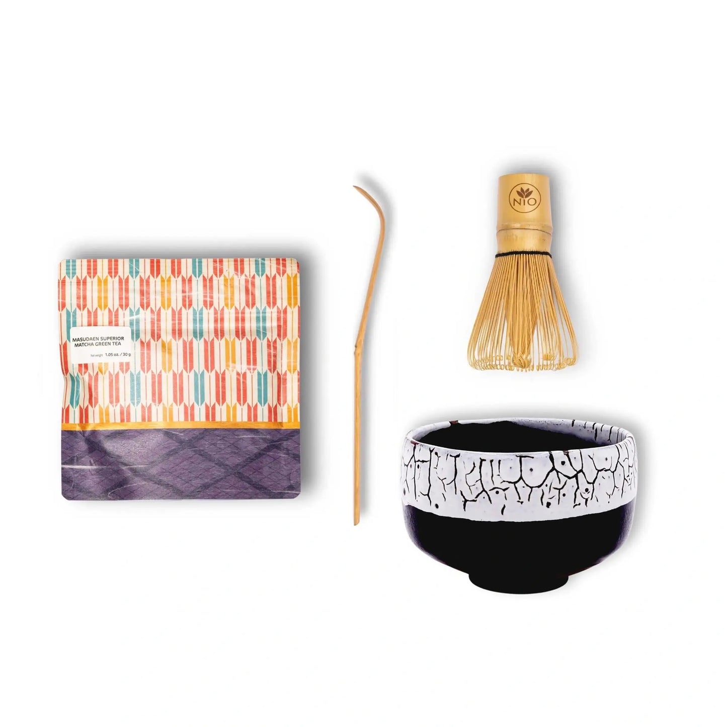 Anpassbares Matcha-Set mit zeremoniellem Matcha