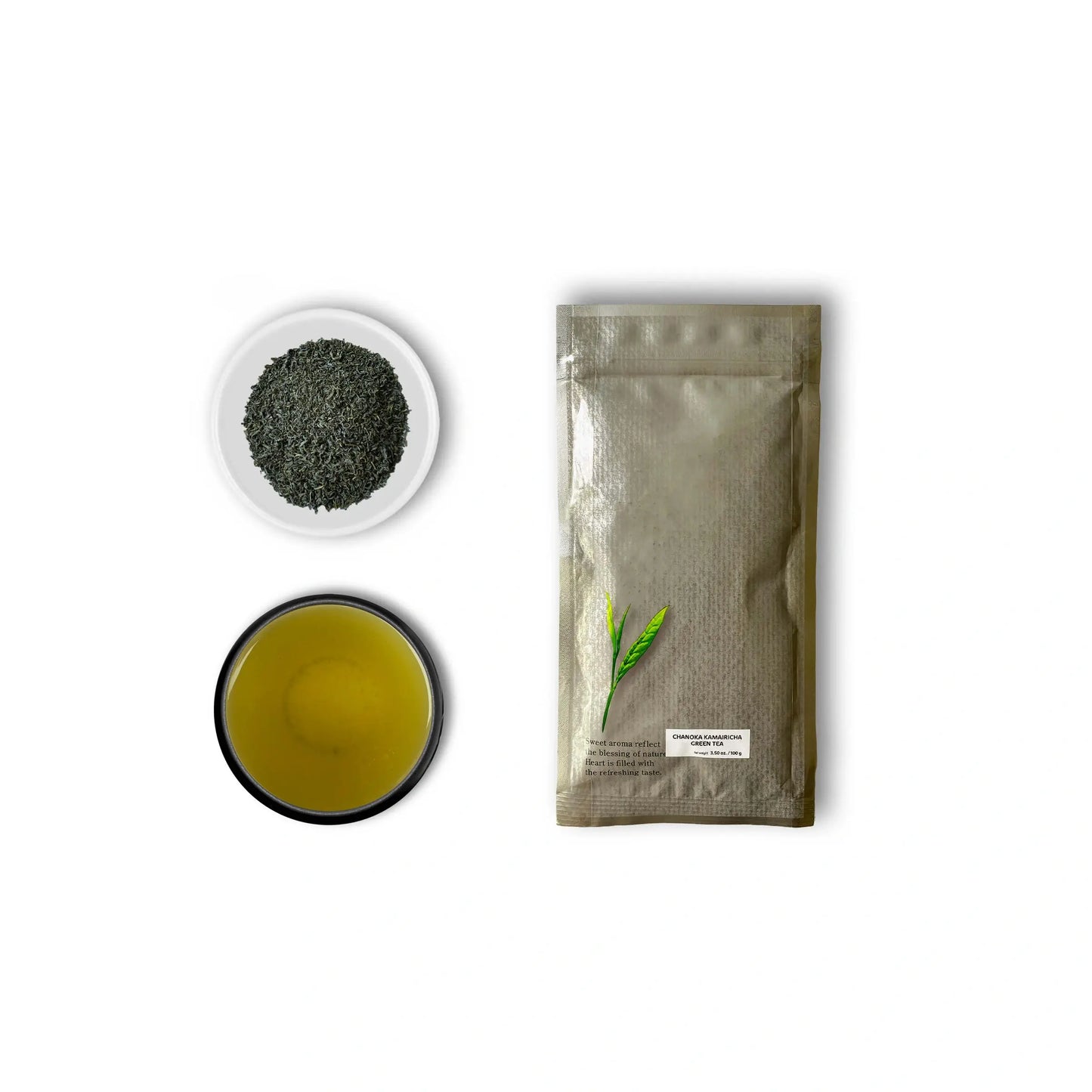 Chanoka Kamairicha Grüner Tee mit losen Blättern