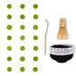 Matcha-Tee-Sampler, 21er-Pack mit Matcha-Schneebesen und Matcha-Schale 