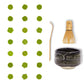 Matcha-Tee-Sampler, 21er-Pack mit Matcha-Schneebesen und Matcha-Schale 