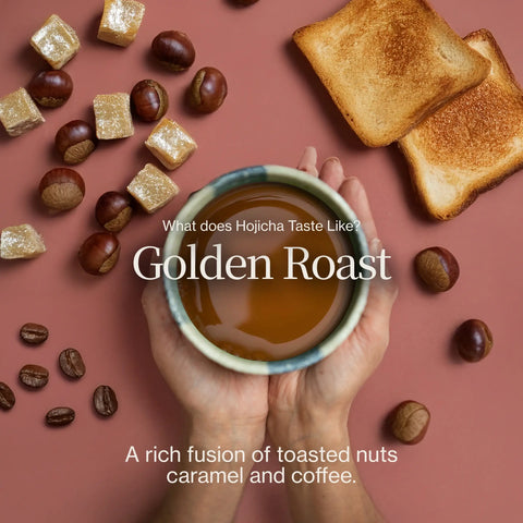 Gerösteter Hojicha -Grüntee Noike