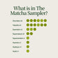Matcha-Tee-Sampler, 21er-Pack mit Matcha-Schneebesen und Matcha-Schale 