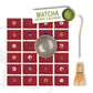 Matcha Tee Adventskalender 2024 mit Schneebesen, Chawan und Chashaku